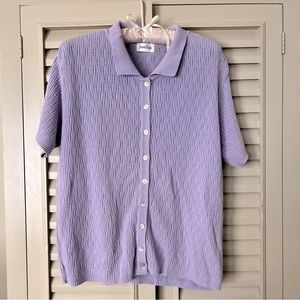 vintage lavender knit top